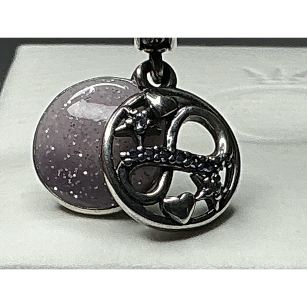 Pandora Infinity & Beyond Dangle Charm ALE 925 Sterling Silver Enamel